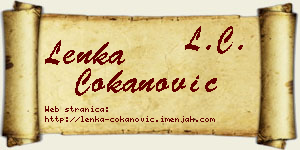 Lenka Čokanović vizit kartica